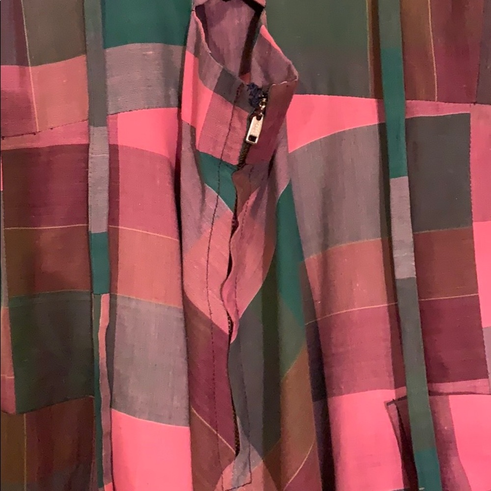 Vintage Plaid Summer Dress with Pockets - Picture 6 of 7